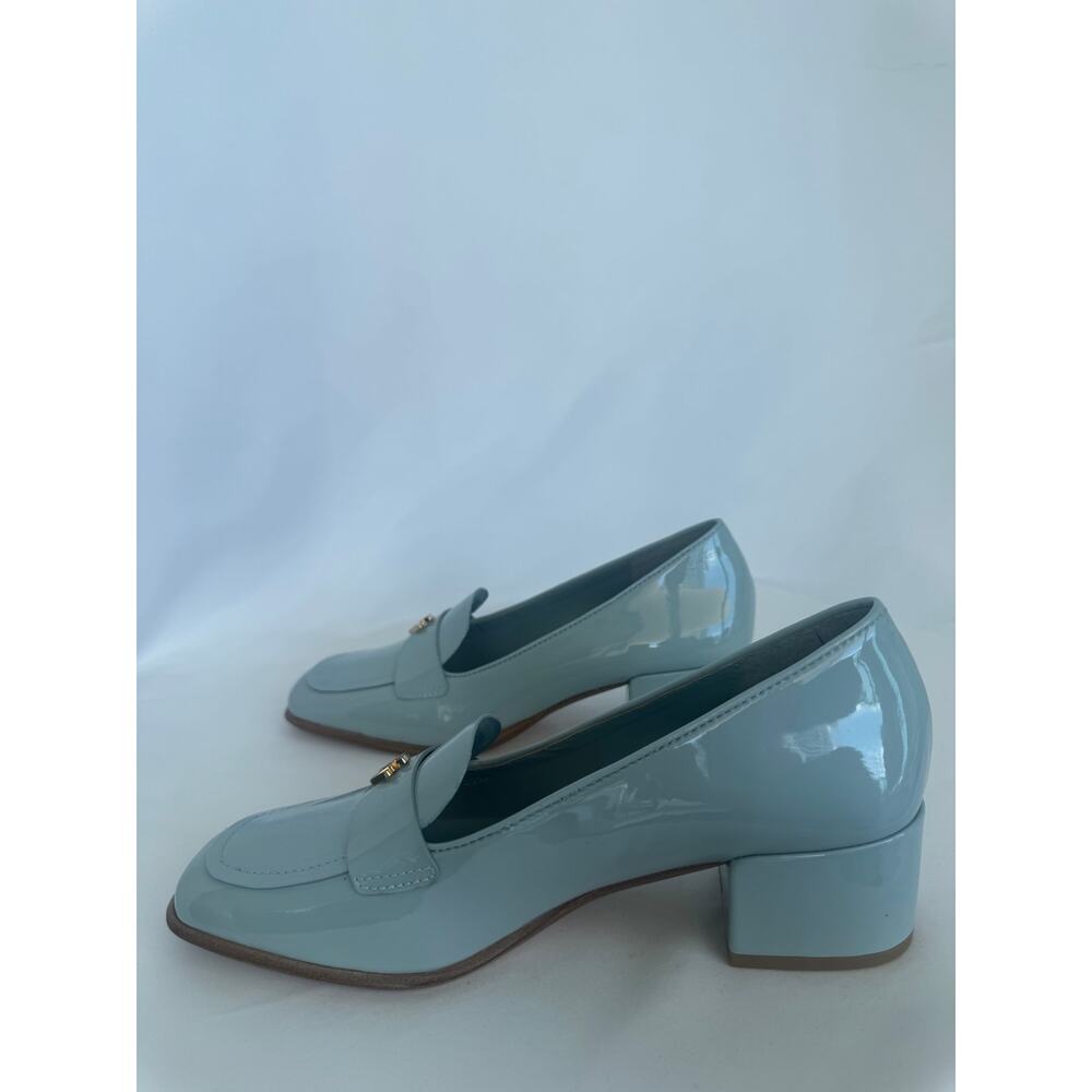 Frances Valentine Twiggy Light Blue Patent Loafer 8.5 - Picture 6 of 10
